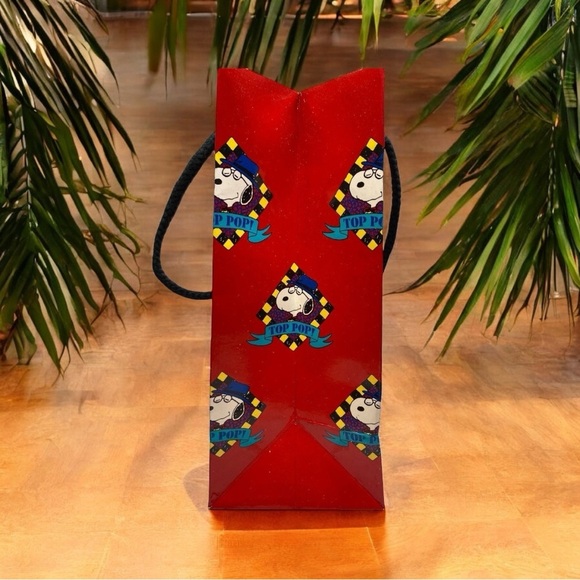 VINTAGE 1980s Snoopy “Top Pop!” Gift Bag by Applause, Inc. - Picture 6 of 7